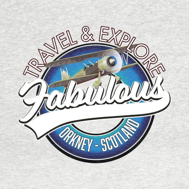 travel explore fabulous Orkney Scotlands logo by nickemporium1